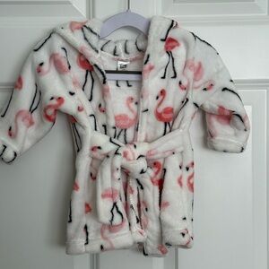 Flamingo Fun Kids Pajama Robe